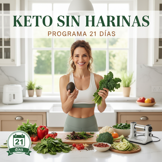 Keto Sin Harinas - Programa 21 Días con mujer en transformación